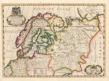 Europe, Russia and Scandinavia Map By Edward Wells