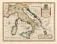 Europe, Italy and Balearic Islands Map By Edward Wells