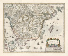 Europe and Scandinavia Map By Henricus Hondius