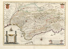 Europe and Spain Map By Willem Janszoon Blaeu