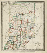 Midwest Map By David Hugh Burr