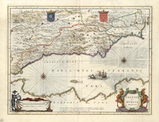 Europe and Spain Map By Willem Janszoon Blaeu