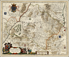 Spain Map By Willem Janszoon Blaeu