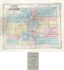 Southwest and Rocky Mountains Map By H.L. Thayer