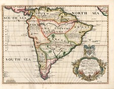 South America Map By Edward Wells