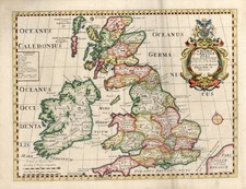 British Isles Map By Edward Wells