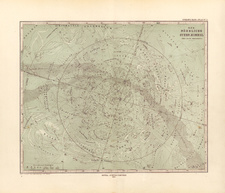 World, World, Celestial Maps and Curiosities Map By Adolf Stieler