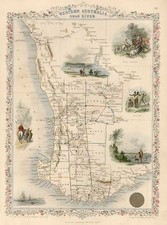 Australia & Oceania and Australia Map By John Tallis