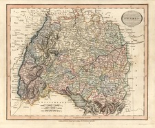 Europe and Germany Map By John Cary