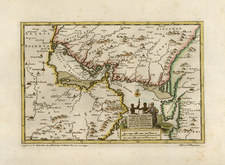 Asia, Central Asia & Caucasus and Middle East Map By Pieter van der Aa