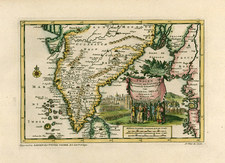 Asia, India and Southeast Asia Map By Pieter van der Aa