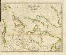 World, Polar Maps, Alaska and Canada Map By Sir John Franklin