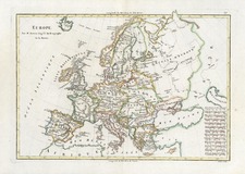 Europe and Europe Map By Rigobert Bonne