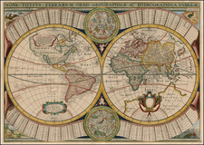 World and World Map By Melchior Tavernier