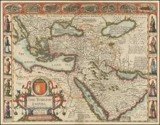 The Turkish Empire. Newly Augmented by John Speed. 1626 | RUDERMAN