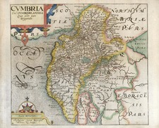 Europe and British Isles Map By William Kip / Christopher Saxton