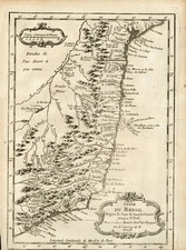 South America Map By Jacques Nicolas Bellin