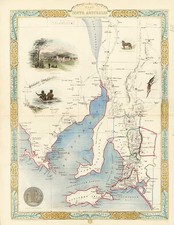 Australia & Oceania and Australia Map By John Tallis