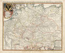 Europe, Europe, Poland, Baltic Countries and Germany Map By Johann Baptist Homann