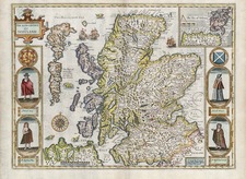 Scotland Map By John Speed