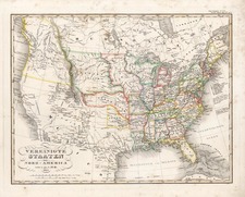 United States Map By Adolf Stieler