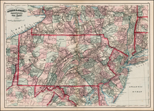 Mid-Atlantic Map By Asher  &  Adams