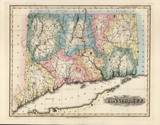 New England Map By Fielding Lucas Jr.