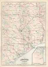 Texas Map By Asher  &  Adams