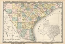 Texas and Southwest Map By Rand McNally & Company