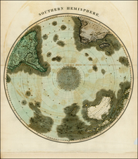 World, Southern Hemisphere, Polar Maps, Australia & Oceania, Australia and Oceania Map By John Thomson