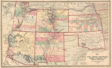 Plains, Southwest and Rocky Mountains Map By H.H. Lloyd