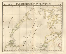 Asia and Philippines Map By Philippe Marie Vandermaelen