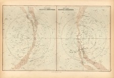 World, Celestial Maps and Curiosities Map By Adam & Charles Black