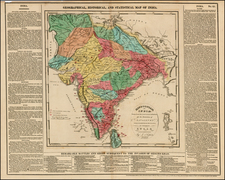 Asia and India Map By Carey & Son