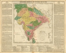 Asia and India Map By Carey & Son