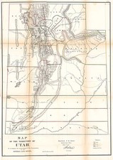 Southwest and Rocky Mountains Map By General Land Office