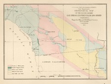 California Map By U.S. Pacific RR Survey