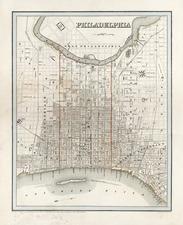 Mid-Atlantic Map By Thomas Gamaliel Bradford