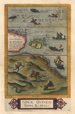 Asia, Southeast Asia, Australia & Oceania, Australia and Oceania Map By Cornelis de Jode