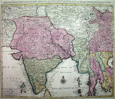 Asia and India Map By Jan Barend Elwe