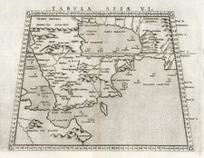 Asia and Middle East Map By Girolamo Ruscelli