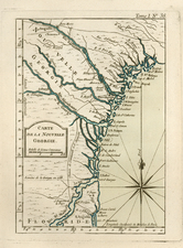 Southeast Map By Jacques Nicolas Bellin