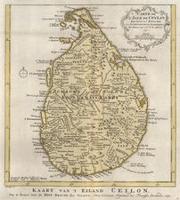 India and Other Islands Map By A. Krevelt