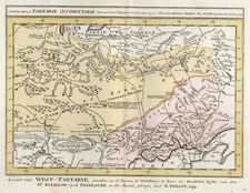 Asia, China, Central Asia & Caucasus and Russia in Asia Map By J.V. Schley