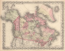 Alaska and Canada Map By G.W.  & C.B. Colton