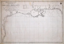 Louisiana, Alabama, Mississippi and Texas Map By Direccion Hidrografica de Madrid