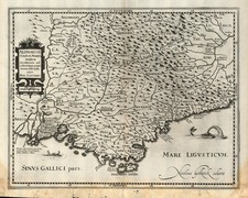 France and Italy Map By Nicholas Van Geelkercken