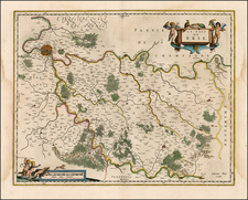 Europe and France Map By Willem Janszoon Blaeu