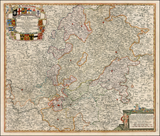 Germany Map By Johann Baptist Homann