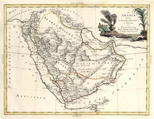 Middle East Map By Antonio Zatta